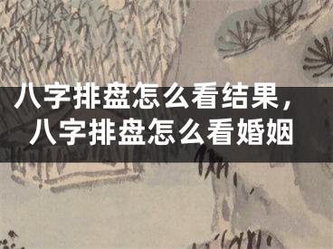 八字排盘怎么看结果,八字排盘怎么看婚姻