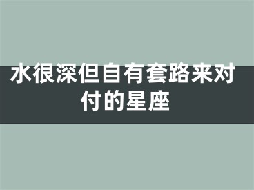 水很深但自有套路来对付的星座