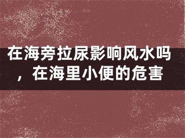 在海旁拉尿影响风水吗，在海里小便的危害