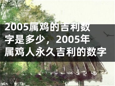 2005属鸡的吉利数字是多少,2005年属鸡人永久吉利的数字