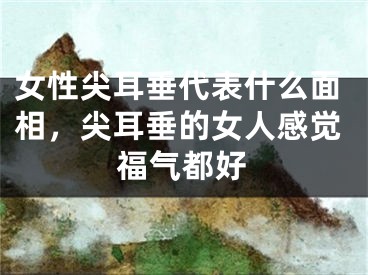 女性尖耳垂代表什么面相，尖耳垂的女人感觉福气都好