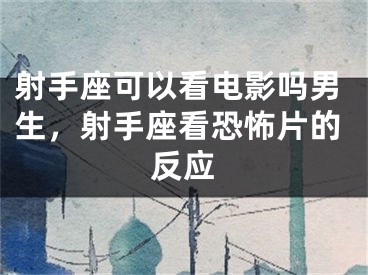 射手座可以看电影吗男生，射手座看恐怖片的反应