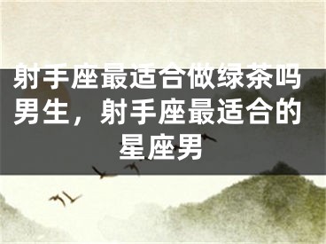 射手座最适合做绿茶吗男生，射手座最适合的星座男