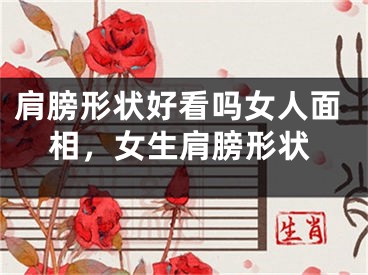 肩膀形状好看吗女人面相，女生肩膀形状