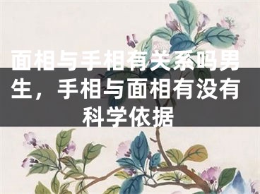 面相与手相有关系吗男生,手相与面相有没有科学依据