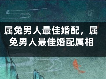 属兔男人最佳婚配，属兔男人最佳婚配属相
