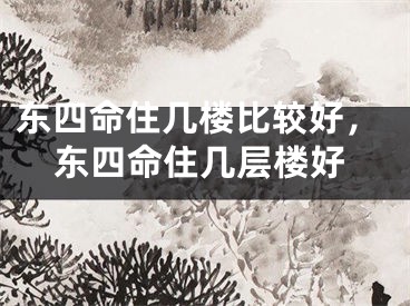 东四命住几楼比较好,东四命住几层楼好