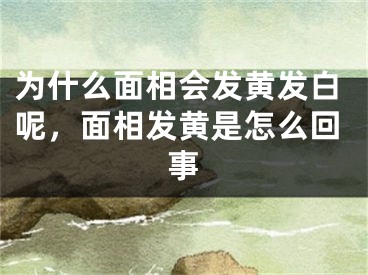 为什么面相会发黄发白呢，面相发黄是怎么回事