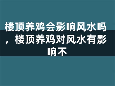 楼顶养鸡会影响风水吗,楼顶养鸡对风水有影响不