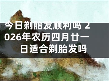 今日剃胎发顺利吗 2026年农历四月廿一日适合剃胎发吗