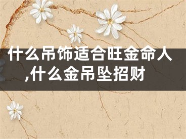 什么吊饰适合旺金命人,什么金吊坠招财