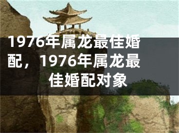 1976年属龙最佳婚配，1976年属龙最佳婚配对象