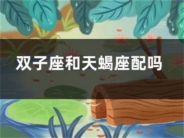 双子座和天蝎座配吗