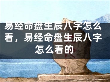 易经命盘生辰八字怎么看，易经命盘生辰八字怎么看的