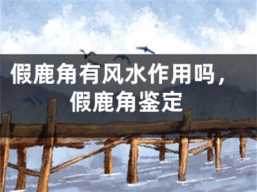 假鹿角有风水作用吗，假鹿角鉴定