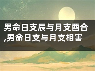 男命日支辰与月支酉合,男命日支与月支相害