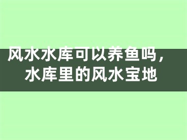 风水水库可以养鱼吗，水库里的风水宝地