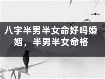 八字半男半女命好吗婚姻，半男半女命格
