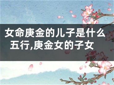 女命庚金的儿子是什么五行,庚金女的子女