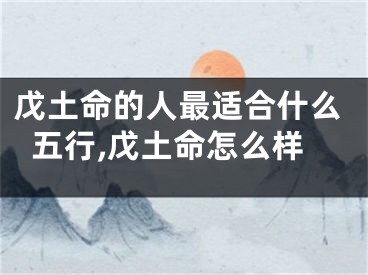 戊土命的人最适合什么五行,戊土命怎么样