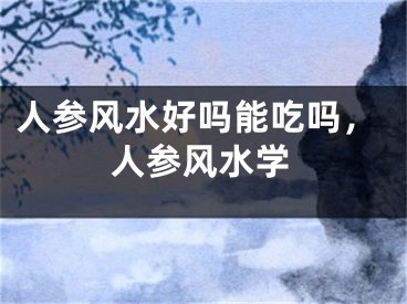 人参风水好吗能吃吗，人参风水学