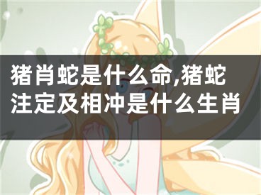 猪肖蛇是什么命,猪蛇注定及相冲是什么生肖