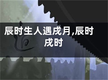辰时生人遇戌月,辰时戌时