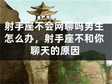 射手座不会网聊吗男生怎么办，射手座不和你聊天的原因