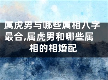 属虎男与哪些属相八字最合,属虎男和哪些属相的相婚配