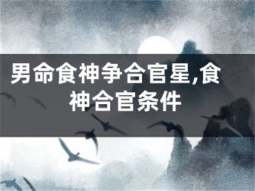 男命食神争合官星,食神合官条件