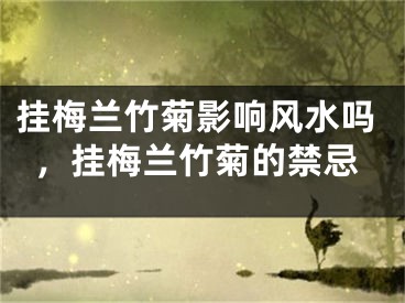 挂梅兰竹菊影响风水吗，挂梅兰竹菊的禁忌