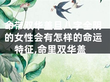 命带双华盖且八字全阴的女性会有怎样的命运特征,命里双华盖