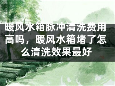 暖风水箱脉冲清洗费用高吗，暖风水箱堵了怎么清洗效果最好