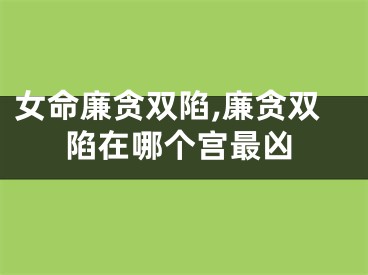 女命廉贪双陷,廉贪双陷在哪个宫最凶