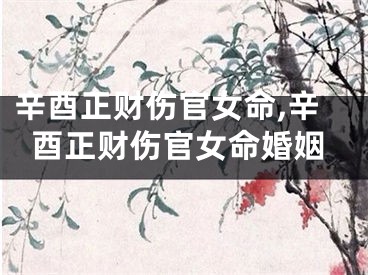 辛酉正财伤官女命,辛酉正财伤官女命婚姻