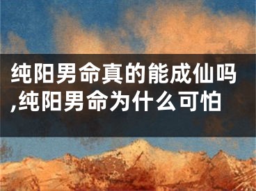 纯阳男命真的能成仙吗,纯阳男命为什么可怕