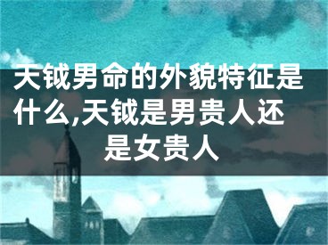 天钺男命的外貌特征是什么,天钺是男贵人还是女贵人