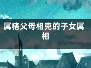 属猪父母相克的子女属相