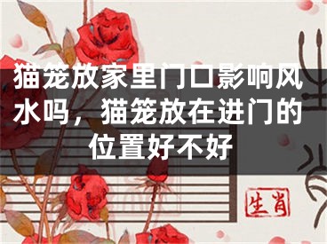 猫笼放家里门口影响风水吗，猫笼放在进门的位置好不好