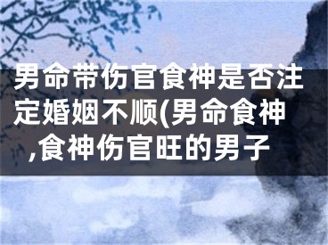 男命带伤官食神是否注定婚姻不顺(男命食神,食神伤官旺的男子