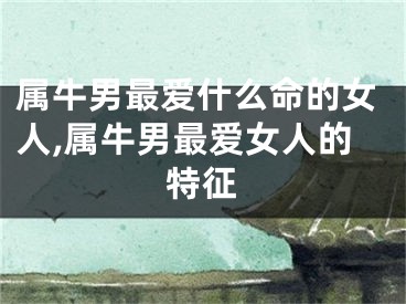 属牛男最爱什么命的女人,属牛男最爱女人的特征