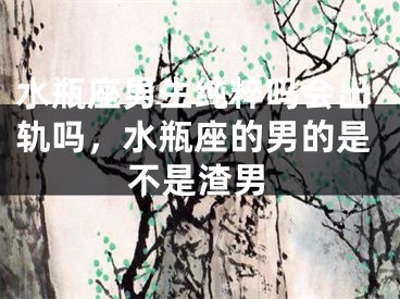 水瓶座男生纯粹吗会出轨吗，水瓶座的男的是不是渣男