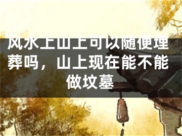 风水上山上可以随便埋葬吗,山上现在能不能做坟墓